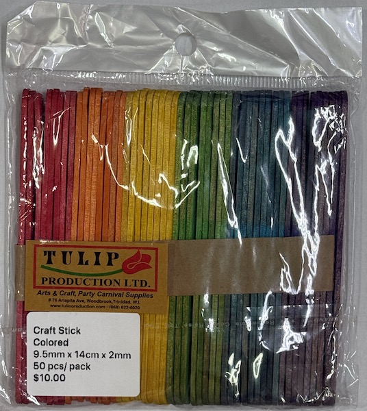 Craft Stick Colored 14cm